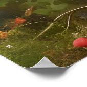 herfstligging met zonnebloemen herfstbloemen poster (Hoek)