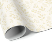 Herfstloof Gouden Tarwe - Neutraal   Cadeaupapier (Rol Hoek)