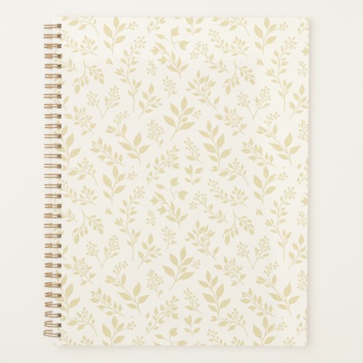 Herfstloof Gouden Tarwe - Neutraal Planner (Voorkant)