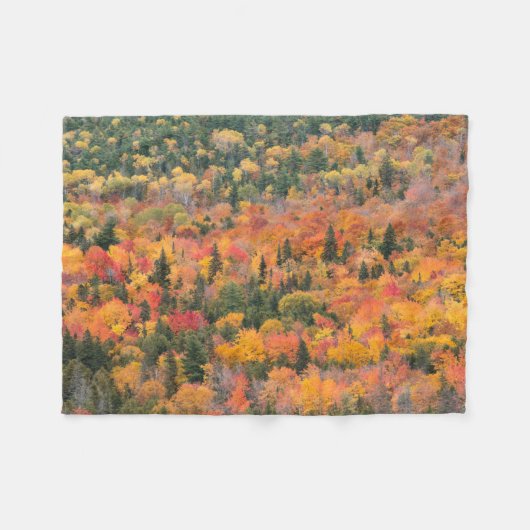 Herfstloof | Keweenaw schiereiland, Michigan Fleece Deken (Voorkant (Horizontaal))