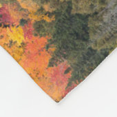 Herfstloof | Keweenaw schiereiland, Michigan Fleece Deken (Hoek)