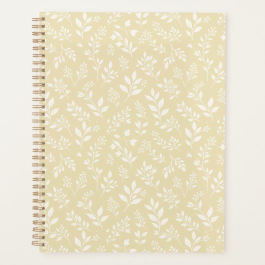Herfstloof Neutraal - Gouden Tarwe Planner (Voorkant)