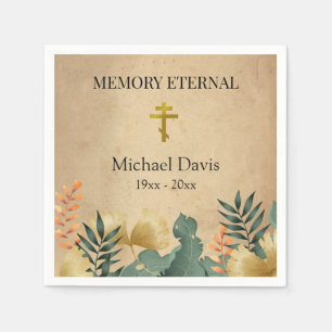 Herfstloof Orthodoxe Christelijke Begrafenis  Servet