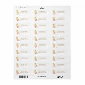 Herfstloof Retouradres Etiket (Full Sheet)