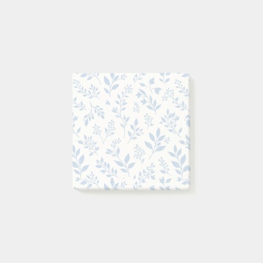 Herfstloof Stofblauw - Neutraal Post-it® Notes (Voorkant)