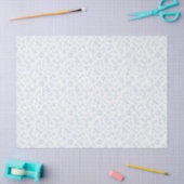 Herfstloof Stofblauw - Neutraal Tissuepapier (Craft)