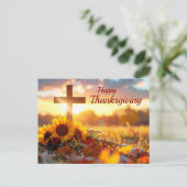 Herfstloof Thanksgiving-kaart Feestdagenkaart (Staand voorkant)
