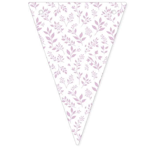 Herfstloof Warm Lila - Neutraal Vlaggetjes (Eerste vlag)