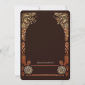  herfstmaan bruiloft uitnodiging (Achterkant)