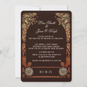  herfstmaan bruiloft uitnodiging (Voorkant)