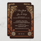  herfstmaan bruiloft uitnodiging (Voorkant / Achterkant)