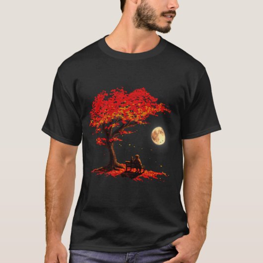 Herfstmaan T-shirt (Voorkant)