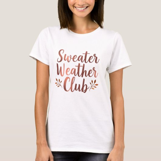 Herfstmagie Glitter Glow T-shirt (Voorkant)
