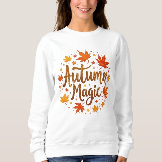 Herfstmagie Glitter Glow Trui (Voorkant)