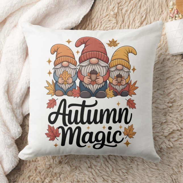 Herfstmagie Kabouters Kussen (Deken)