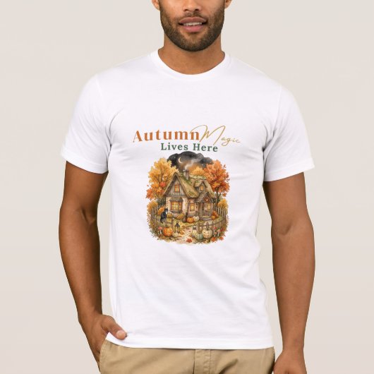 Herfstmagie Leeft Hier T-shirt (Voorkant)