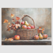 Herfstmand met fruit tissuepapier (Voorkant)