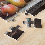 Herfstmandje van fruit legpuzzel (Zijkant)