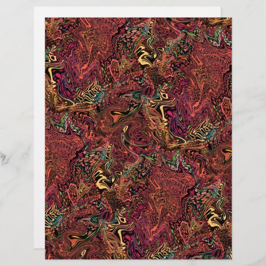 Herfstmarmer 8,5 x 11-inch plakboekpapier (Voorkant / Achterkant)