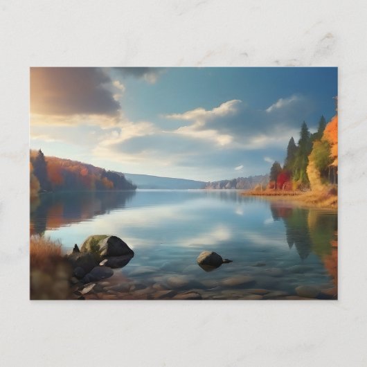 Herfstmeer Briefkaart (Voorkant)