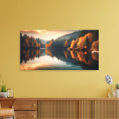 Herfstmeer Canvas Afdruk (Insitu (Woonkamer))