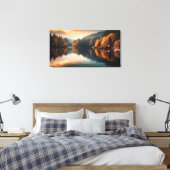 Herfstmeer Canvas Afdruk (Insitu (Slaapkamer))