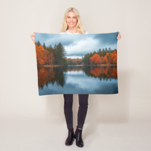 Herfstmeer Fleece Deken