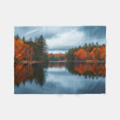 Herfstmeer Fleece Deken (Voorkant (Horizontaal))