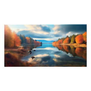 Herfstmeer Foto Afdruk