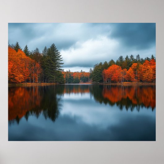 Herfstmeer Poster (Voorkant)