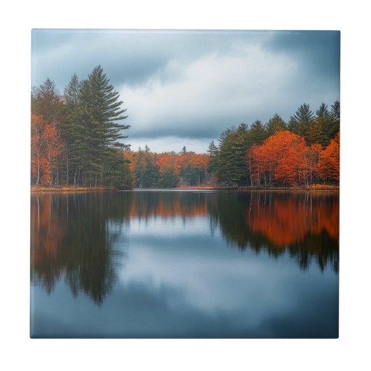 Herfstmeer Tegeltje (Voorkant)