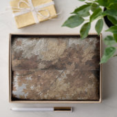 Herfstmeisje met slapende vos-tissuepapier tissuepapier (Geschenk)