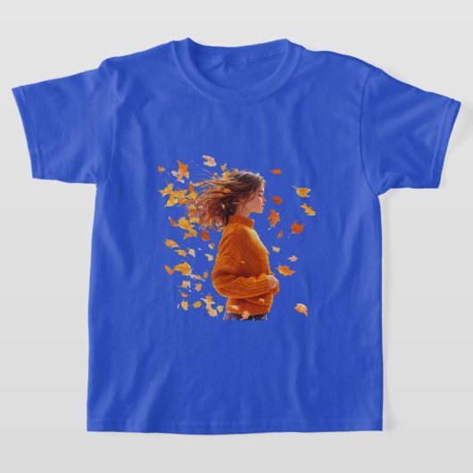 herfstmeisje t-shirt (Laagn)