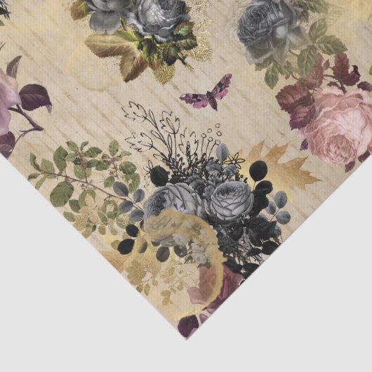 Herfstmist Vlinders Tissuepapier (Detail)