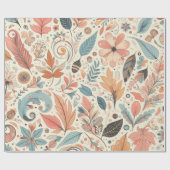 herfstmodel-inpakpapier cadeaupapier (Vlak)