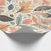 herfstmodel-inpakpapier cadeaupapier (Hoek)