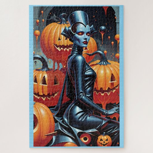 Herfstmode's Weekend Heksenkoningin Legpuzzel (Verticaal)