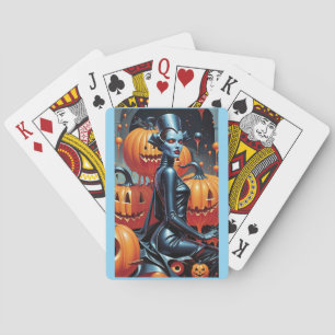 Herfstmode's Weekend Heksenkoningin Pokerkaarten