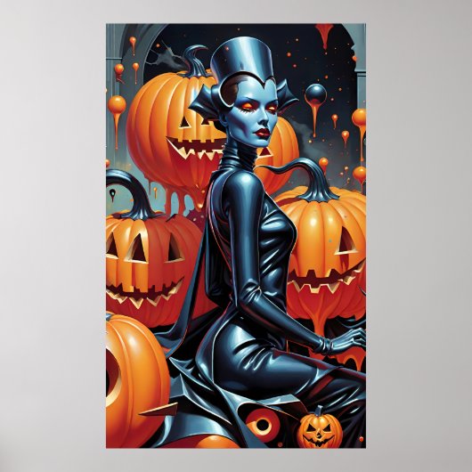 Herfstmode's Weekend Heksenkoningin Poster (Voorkant)