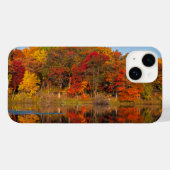 herfstmorgen in Marthaler Park en vijver Case-Mate iPhone Case (Achterkant (horizontaal))