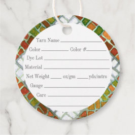 HERFSTMOZAÏEK 2"Ronde Garen Labels