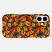 Herfstmozaïekpatroon Case-Mate iPhone Case (Achterkant (horizontaal))