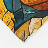 Herfstmozaïekpatroon Fleece Deken (Hoek)