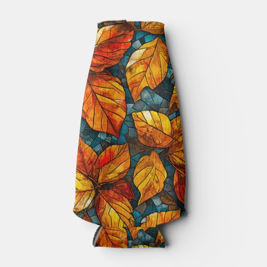 Herfstmozaïekpatroon Flesjeskoeler (Voorkant)