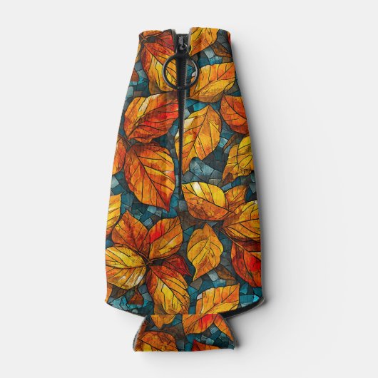 Herfstmozaïekpatroon Flesjeskoeler (Achterkant)