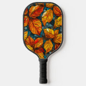 Herfstmozaïekpatroon Pickleball Paddle (Voorkant)