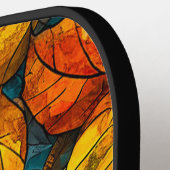 Herfstmozaïekpatroon Pickleball Paddle (Links Detail)