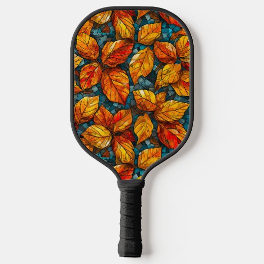 Herfstmozaïekpatroon Pickleball Paddle (Achterkant)