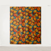 Herfstmozaïekpatroon Wandkleed (Voorkant)