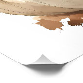 Herfstmuur kunst, pompoen Herfst decor Perfect Poster (Hoek)